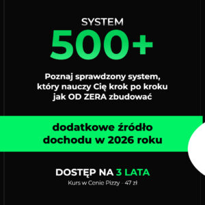 WiseProfit: System 500+ [Dostęp na 3 lata]